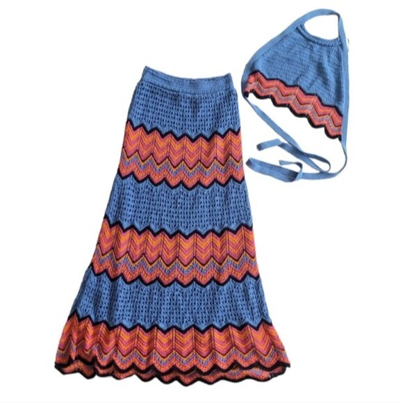 Zara Special Edition Crochet High-waist Skirt and Top Set Size S - Picture 4 of 12